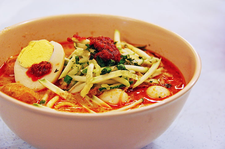 laksa, popular, famous, coconut, lunch, dinner, local
