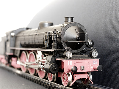 locomotive à vapeur, gr691, chemins de fer italiens, maquette, Rivarossi