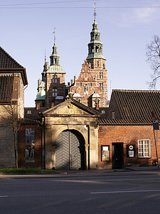 arkitektur, byggnad, Köpenhamn, Rosenburg