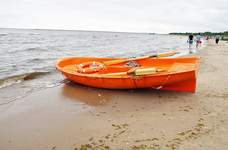 rowboat, glābšanas, Patrol, pludmale, glābējs, aizsargs, jūra