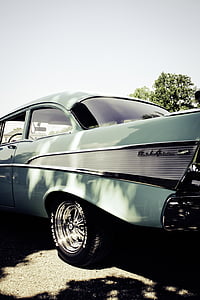 samochodowe, bel air, samochód, Chevrolet, Classic, klasyczny samochód, Vintage
