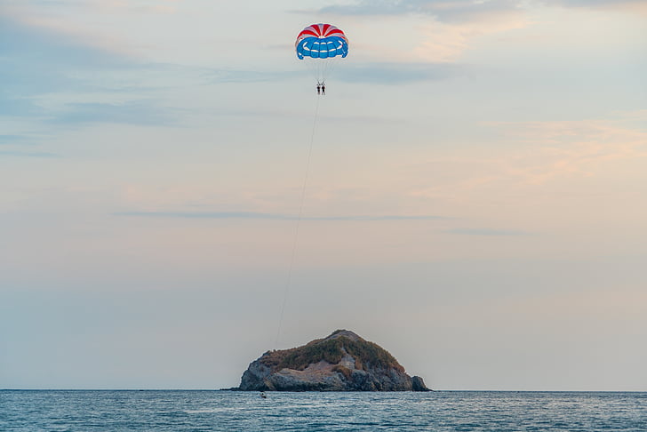 nature, ocean, parasailing, sea, sky, water, extreme Sports