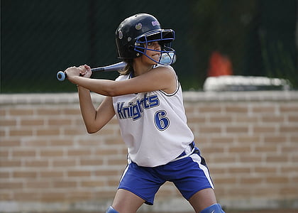 softball, batter, female, teenager, game, competition, teen
