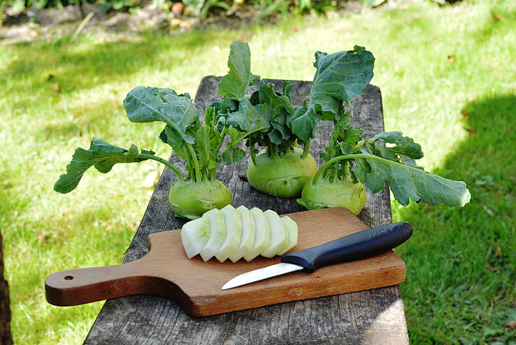 chinese cabbage ' kohlrabi, kalarepka, vegetables, green, a garden plant, a vegetable, garden
