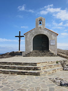 St vincent, kapela, Collioure, Pyrénées-orientales, Francija, sredozemski, cerkev