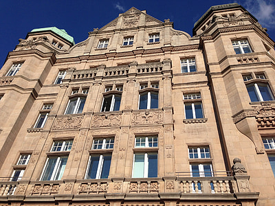 patentový úřad, Berlín, známkového úřadu, Linden ulici, fasáda, historicky, budova