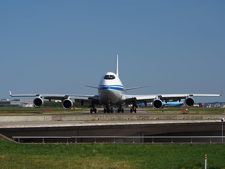 Boeing 747, letecké zásilky Čína, jumbo jet, letadla, letadlo, Letiště, Doprava