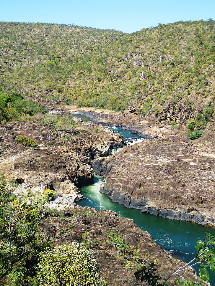 Rio, tocantizinho, acqua, roccia, natura, paesaggio, fiume di tocantizinho