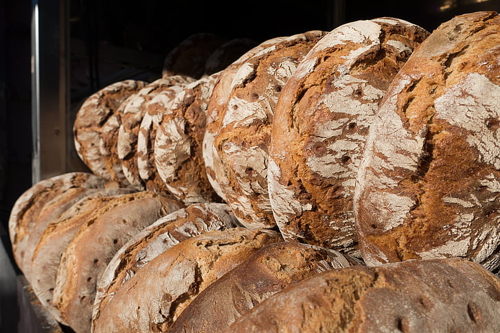 bread, loaf of bread, wood oven bread, frisch, crispy, bread crust, bake bread