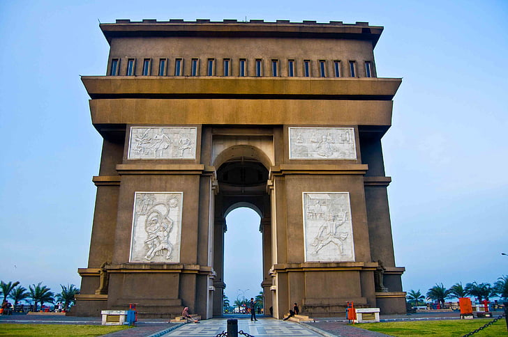 gumul Куала Лима, Паметник, град Kediri, Арката, победата, Индонезийски, Източна Ява