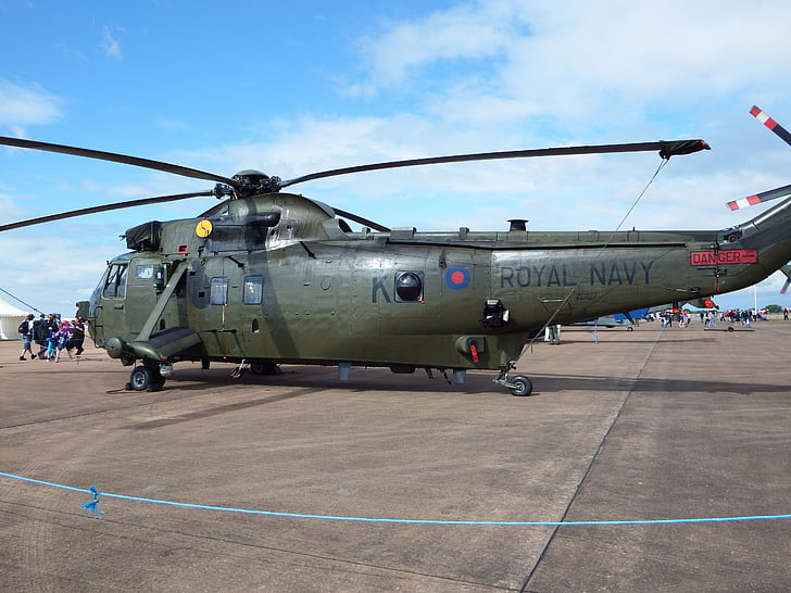 Seaking pri, Royal navy, vrtuľník, Chopper, rotor, preprava, hover