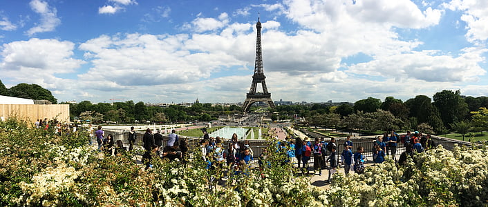 Paryż, Wieża Eiffla, Francja, Wieża, Architektura