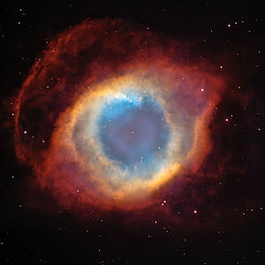 olho da nebulosa de Deus, hélice, Nebulosa, espaço, estrelas, universo