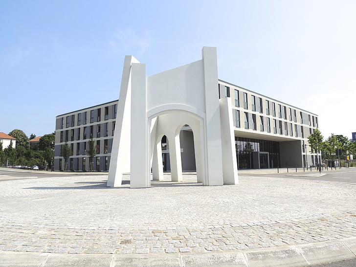 architecture, perspective, white, figure, art, sculpture