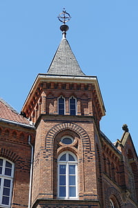 Technische Universiteit van braunschweig, historisch gebouw, Braunschweig, dak