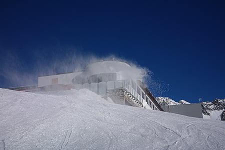 pūga, sniego sujudimas, į priekį, vėjo, šaldymo, sniego audra, Arlberg
