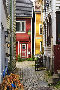 Bergen, Norveç, seyahat, Avrupa, mimari, ev, Turizm