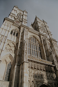 Westminster, Abbey, London, landmärke, berömda, Domkyrkan, Storbritannien