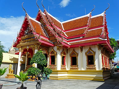 buddhizmus, templom, Thaiföld, Buddha, buddhista templom, Hua hin, Ázsia