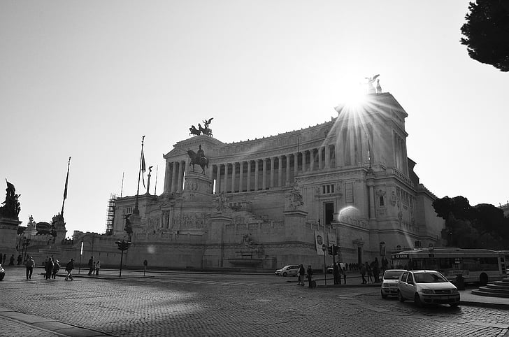 Roma, Italia, Forumul roman, vara, clădire, Primăria, frumusete