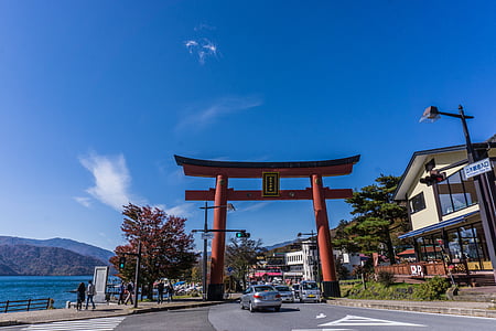 Nikko, Japonsko, jezero chuzenji
