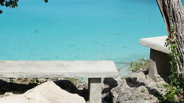Curacao, Já?, voda, pobřeží, ostrov, oceán, Příroda