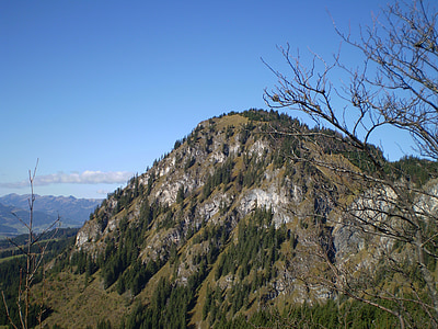 Bad hindelang, Allgäu, Jelenia gora, Mountain, Pešia turistika, pamiatky Oberjoch, Alpine