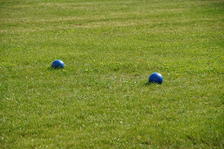 footgolf, bidang, rumput, hijau, bola, padang rumput, Bermain