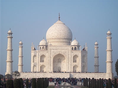 l'Índia, Agra, arquitectura, Palau, vacances, famós, Taj mahal