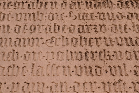 achtergrond, lettertype, oude Duits, oude Duitse schrift, Gravure, steen, gebeiteld