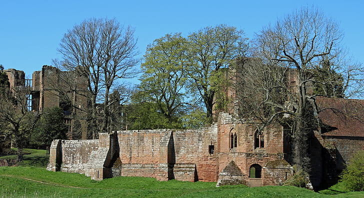Zamek, Kenilworth, Zamek Kenilworth, stary, średniowieczny, Anglia, Warwickshire