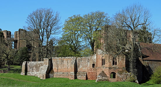 Castle, Kenilworth, Kenilworth castle, gamle, middelalderlige, England, Warwickshire