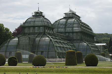 Wien, Botaniska trädgården, konstruktion, arkitektur, berömda place, Europa