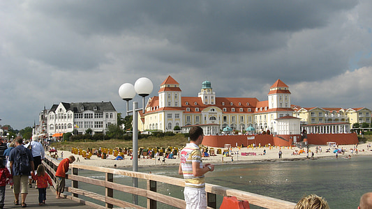 Rügen, Binz, platja, Mar Bàltic