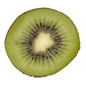 Kiwi, frugt, scannere, grøn, mad, spise, eksotisme