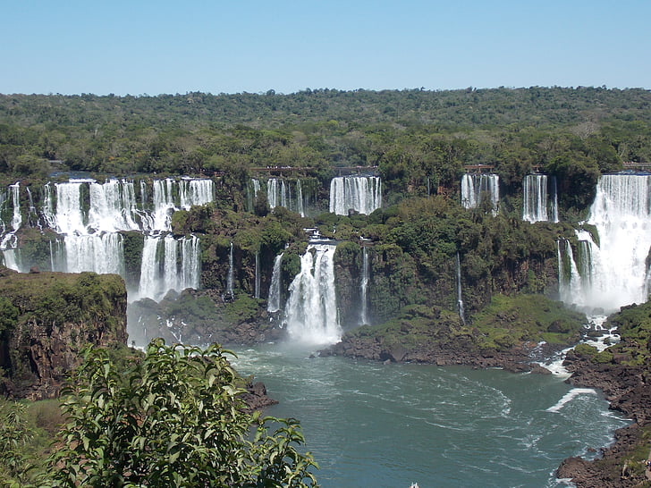 catarata, Foz, quedas de água, Cachoeira, Iguaçu, Cataratas do Iguaçu, Paraná