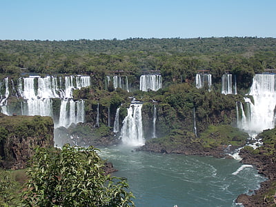 cataractes, Foz, chutes d’eau, chute d’eau, Iguaçu, Chutes d’Iguazu, Paraná