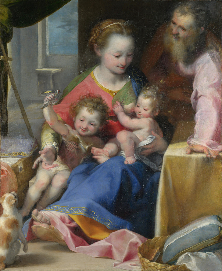 seni, lukisan cat minyak, Federico, barocci, Galeri Nasional