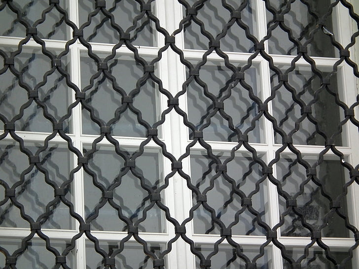 window, grille, glass, building, architecture, city, the façade of the