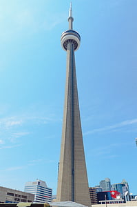 Toronto, cn tower, byen, Ontario