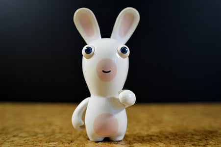 토끼, 하얀, 재미, 토끼-동물, 부활절, 부활절 토끼, 귀여운