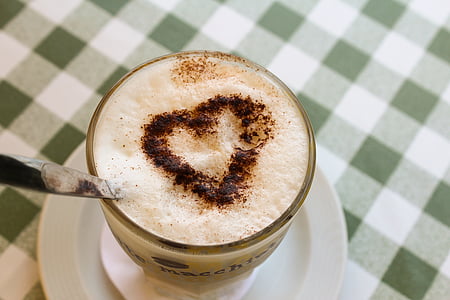 coffee, batten, glass, drink, benefit from, foam, milk