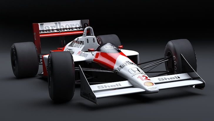 F1, formel, en, Ayrton senna, McLaren mp4 24, formel 1, motorsport, 3D