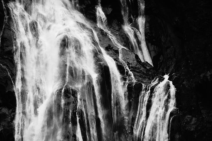 o Milford sound, Nova Zelândia, Senhor que toca, Hobbit, Cachoeira, água, natureza