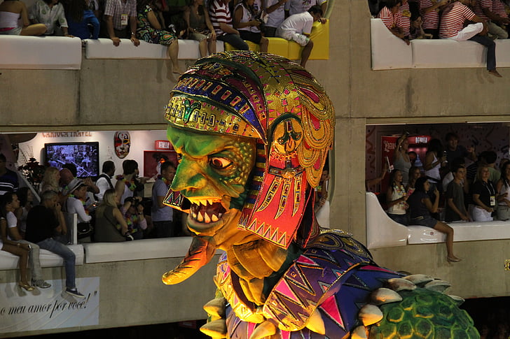 Rio carnival, sambodromo, karneval, Brasil, partiet, feiring, Samba
