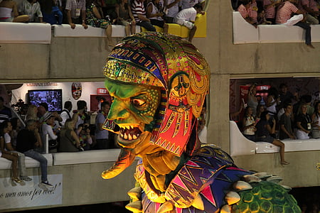 Rio carnival, sambodromo, karneval, Brasil, partiet, feiring, Samba