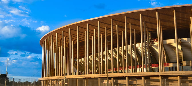Free photo: national stadium, football, brasilia, architecture, sport arena, built Structure ...