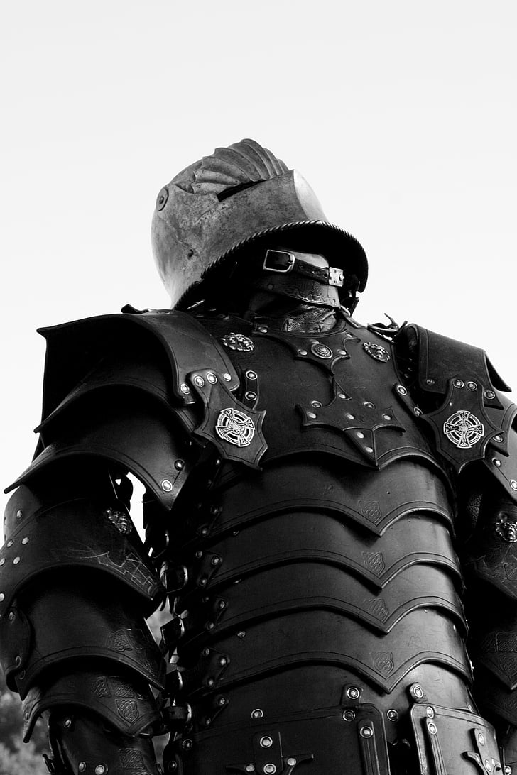 Knight, ritterruestung, keskiajalla, historiallisesti, Armor knight, vanha ritari haarniska, Armor
