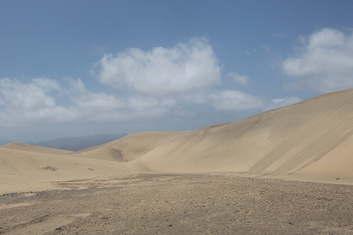 desert, sky, landscape, sand, dry, nature, dune