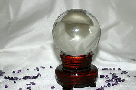 fortune telling, glass ball, fortune teller, ball, glass, about, clear